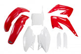 UFO Full Plastic Kit CR125 05-07 CR250 05-07 - Red / White